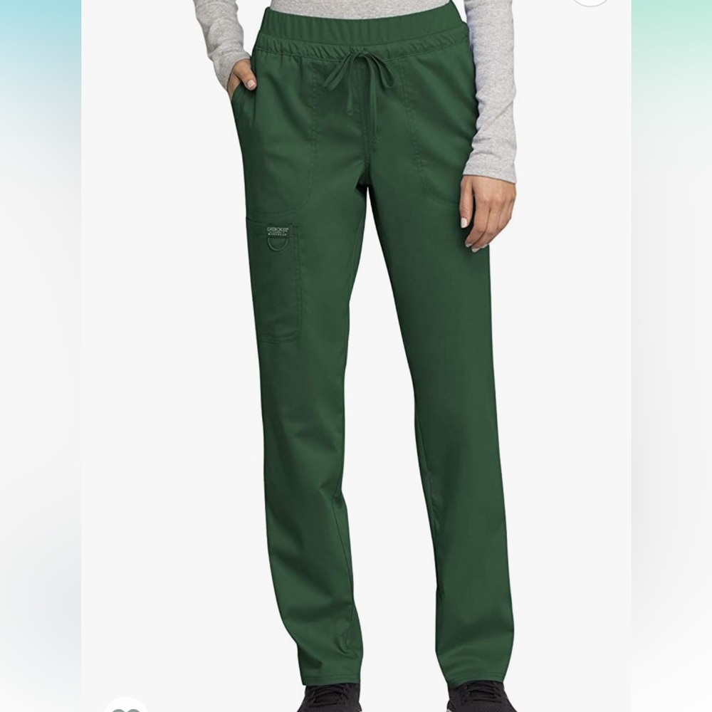 Scrubs for Women Workwear Revolution, Drawstring Cargo Pants Soft Stretch WW105